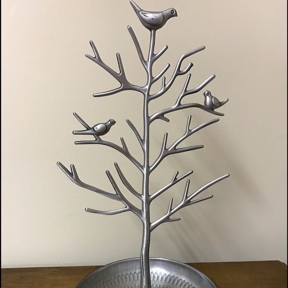 Bird Earring tree with Ring Dish
