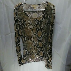 SOLD-Micheal Kor's Fashion Long Sleeve Shirt