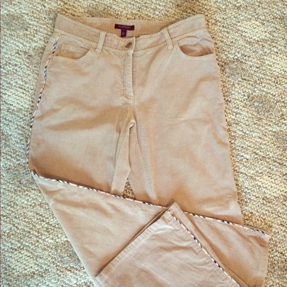 Burberry Pants - Burberry Tan Cords NWOT