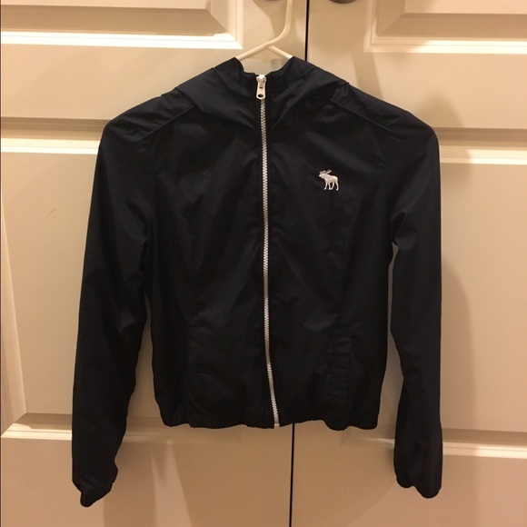 abercrombie hooded zip-up windbreaker