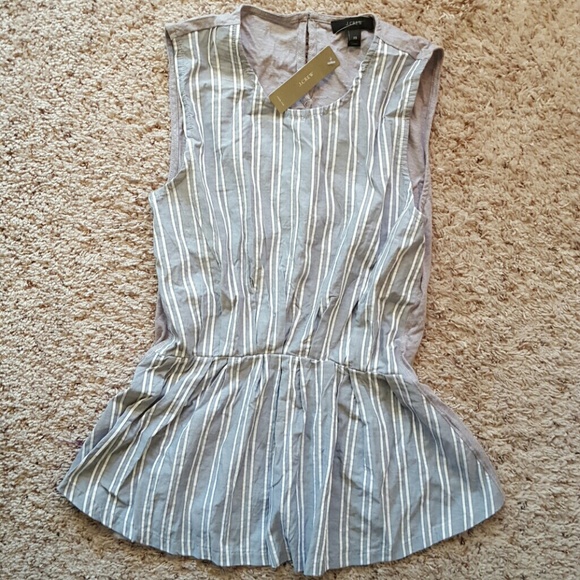 J. Crew peplum top