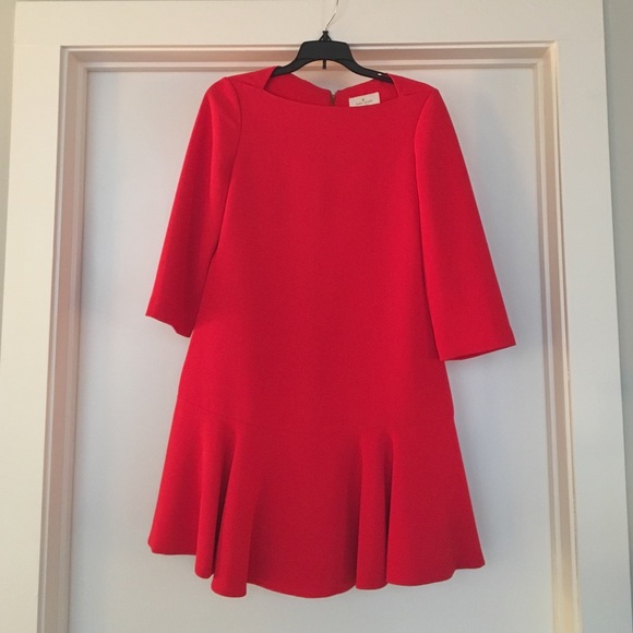 Kate Spade New York Crepe Flounce dress