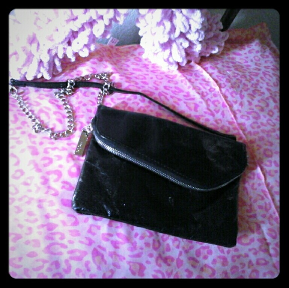 HOBO Handbags - Black leather crossbody bag.