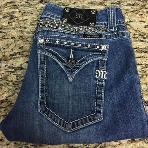 Studded miss me jeans