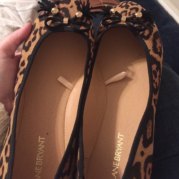 Lane Bryant leopard print ballet Flats