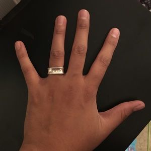 100% Authentic.  Tiffany & Co. 1837 Square Ring