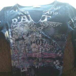 Skinnie .Minnie Qtr Sleeve