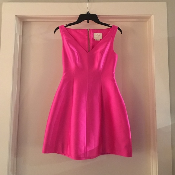 Kate Spade New York structured silk mini dress