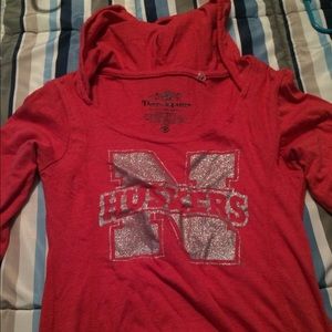 3 Square Sparkle Nebraska "handcuff" long sleeve