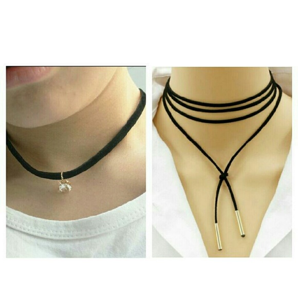 😍Flash Sale🚨2 For 1 "BlindFold Me"Choker Set