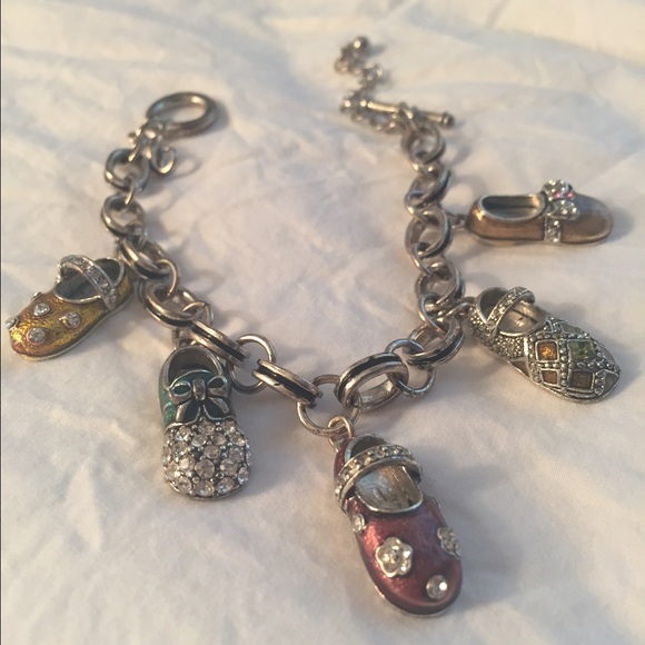 Vintage Sterling Silver Charm Bracelet