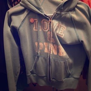 Victoria secret small zip hoodie