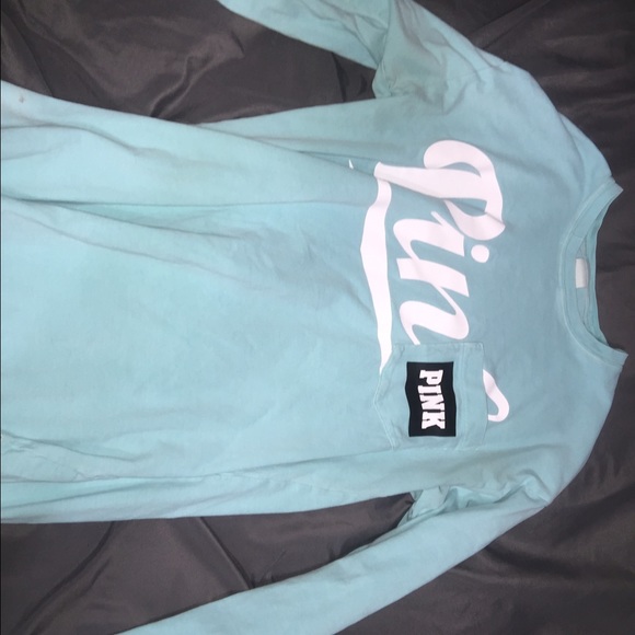 vs pink long sleeve shirt