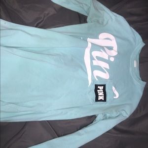 vs pink long sleeve shirt