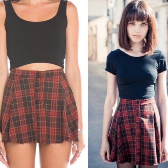 Plaid Skater Skirt ❤️