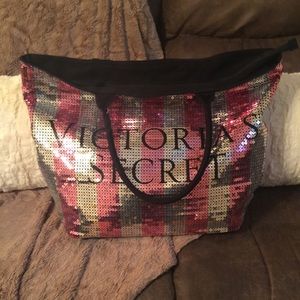 💥SALE💥 Victoria's Secret Sequined Tote Bag
