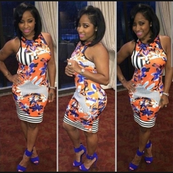 Floral Bodycon Dress - Picture 2 of 2