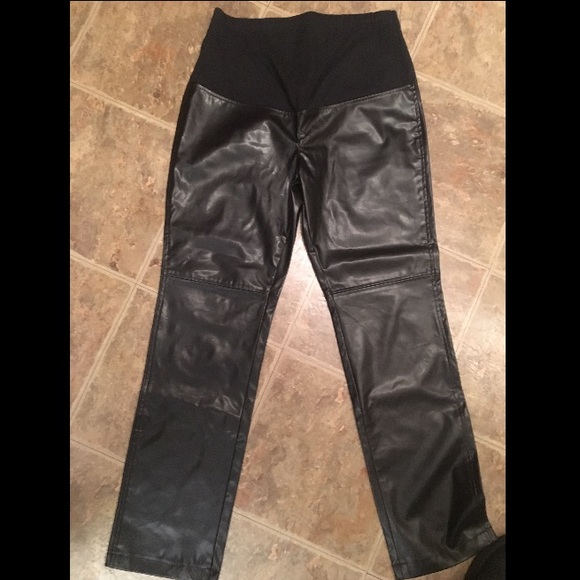 Motherhood Maternity Pleather Pants