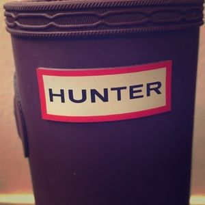 Original stripe hunter rain boots