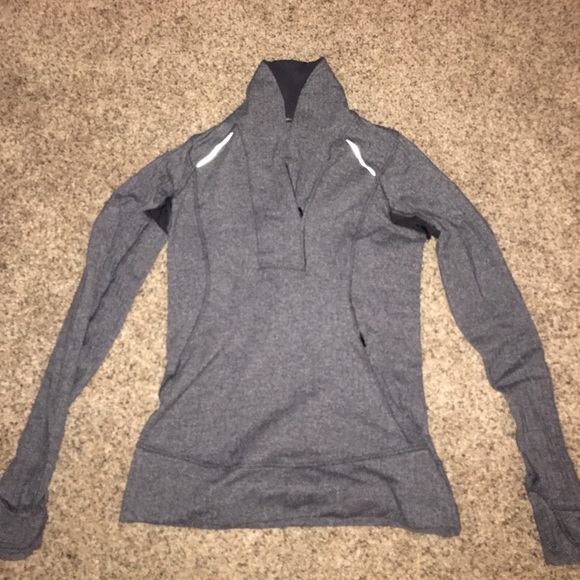 Lululemon herringbone three quarter zip