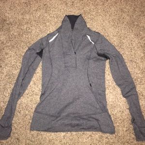 Lululemon herringbone three quarter zip