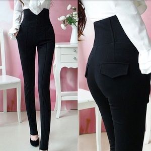 🔸NEW - Slim High-Waisted Stretch Pencil Pant