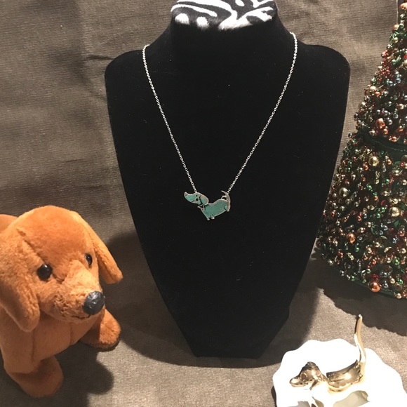 Dachshund Dog silver fashion necklace w/ free gift