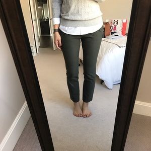 Ann Taylor Cropped Army Green Pants