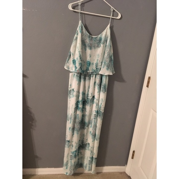 Speckled maxi dress