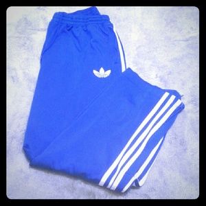 Electric Blue Adidas Track Pants