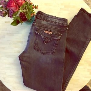 Low Rise Skinny Hudson Jeans, Size 31