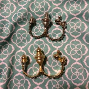 KS bracket ring gold & silver