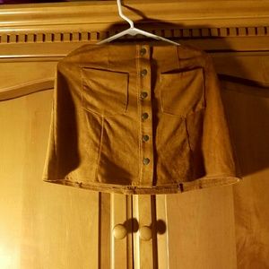 Forever 21 Suede Skirt