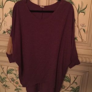 Burgundy oversized sweater
