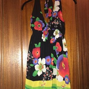 Floral Halter Dress