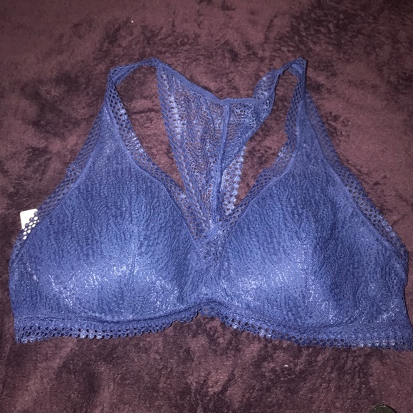 NWT Victoria's Secret navy blue lace bralette