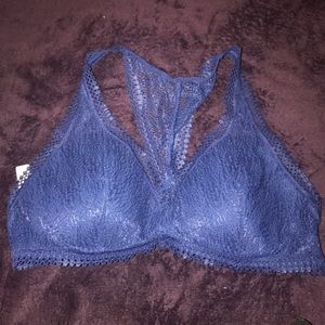 NWT Victoria's Secret navy blue lace bralette