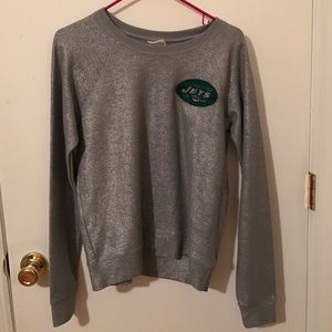 Victoria's Secret Pink long sleeve Jets shirt