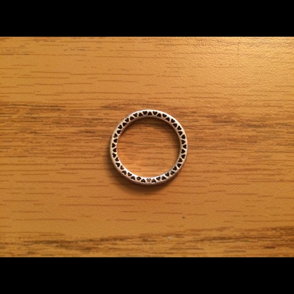 PANDORA Sterling Silver Ring Hearts