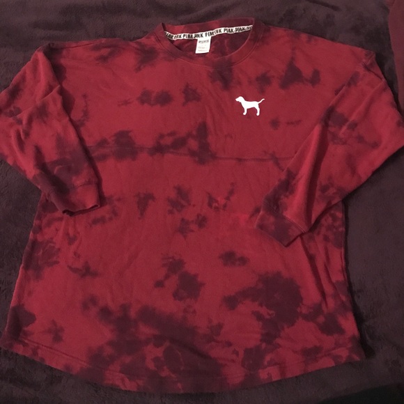 Tiedye Victoria's Secret crew pullover