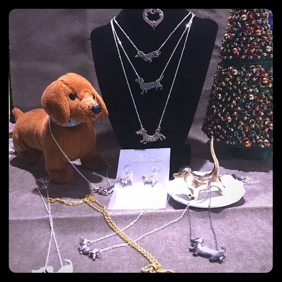 FREE DACHSHUND CHARM EARRINGS W/ jewelry purchase