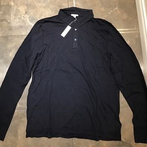 Standard James Perse Men Cotton Long Sleeve Shirt