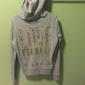 Victoria's Secret bling zip up jacket