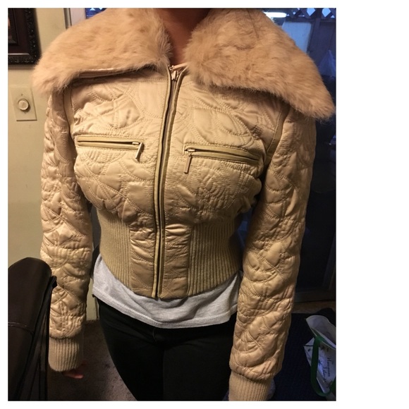 Bebe Jacket with Fur - Picture 3 of 4