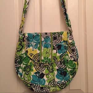 Vera Bradley Lime's Up shoulder or crossover bag.