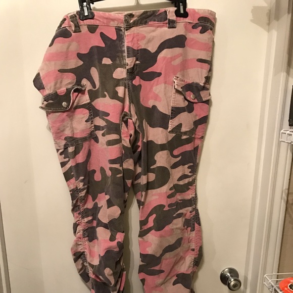 Super Cute Camo Corduroy Pants