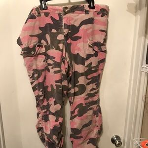Super Cute Camo Corduroy Pants