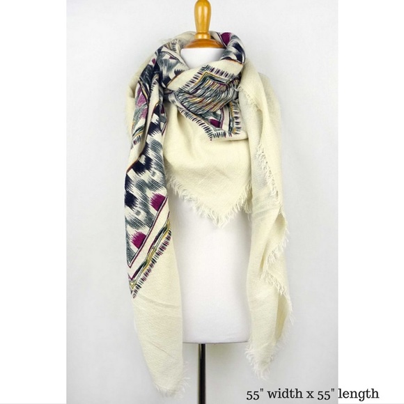 ‼️SALE‼️Beth Western Design Scarf - Picture 3 of 3