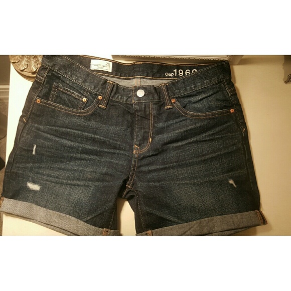 GAP Dark Wash Denim Shorts