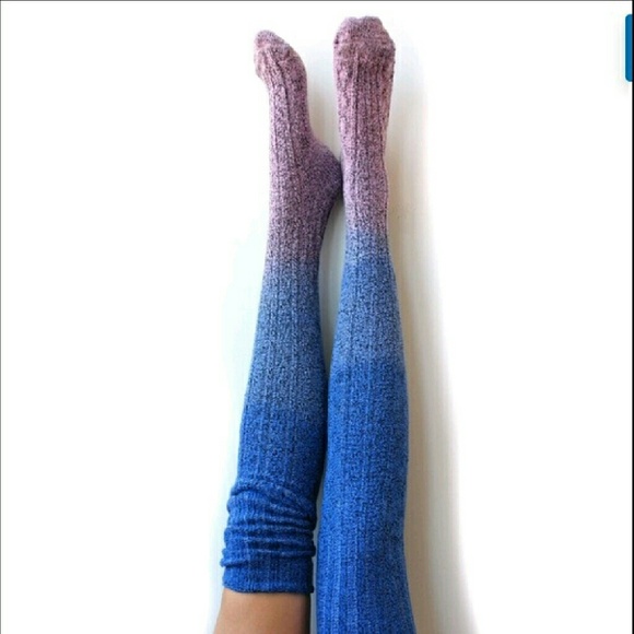 Peony and Moss Accessories - Reserved bundle  😙 Marled Cable Thigh Highs